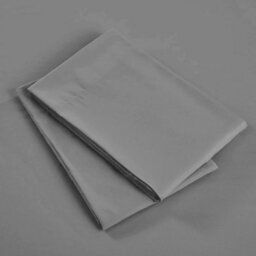 Bedlooms Dyed Pillowcase 2 Pair- Soft Plain Pillow Covers Grey Envelop Closure - Easy Care Pillowcase Bedding Set 50X75 Cm - thumbnail 5