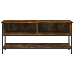 Berkfield Tv Cabinet Smoked Oak 100X35X45 Cm Engineered Wood - thumbnail 4