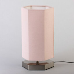 Litecraft Satin Chrome Hexagon Glow Kids Led Table Lamp - thumbnail 4