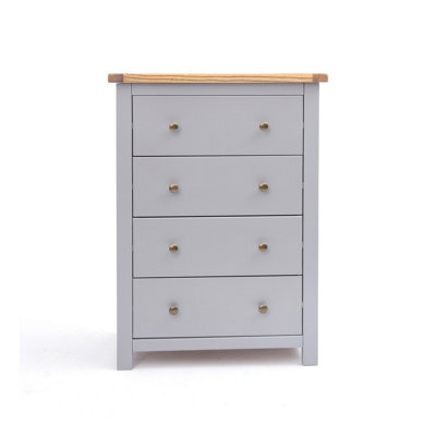 Cabinet Bits Mirano 4 Drawer Chest Of Drawers Brass Knob - image 1