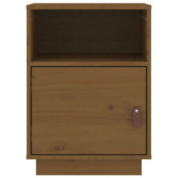 Berkfield Elegant Bedside Cabinets 2 Pcs Honey Brown 40X34X55 Cm Solid Wood Pine - thumbnail 7