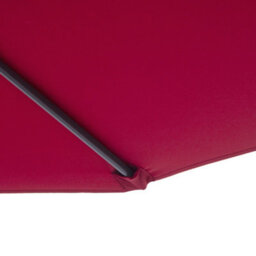 Outsunny 3(M) Garden Banana Parasol Cantilever Umbrella W/ Crank, Wine Red - thumbnail 8