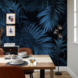 I Love Wallpaper Midnight Tropics Mural In Navy (350Cm X 240Cm) - thumbnail 2