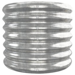 Berkfield Garden Planter Powder-Coated Steel 332X40X36 Cm Silver - thumbnail 4