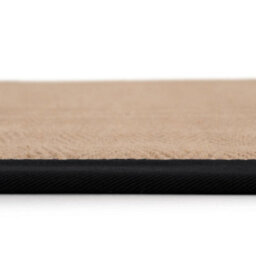Loomed Beige Natural Jute Herringbone Pattern Stair Carpet Runner Rug 60Cm X 8000Cm - thumbnail 5