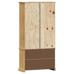 Berkfield Bookcase Vigo 85X35X170 Cm Solid Wood Pine - thumbnail 7