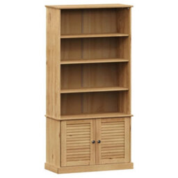 Berkfield Bookcase Vigo 85X35X170 Cm Solid Wood Pine - thumbnail 2