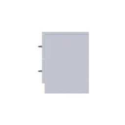 Fwstyle Chilton Pair Of 2 Drawer Bedside Tables Grey Gloss (H) 46 (W) 45 (D) 40Cm - thumbnail 4