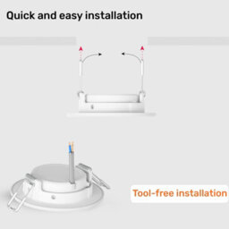 Paul Russells Led Downlight White Non-Dimmable Tiltable Recessed Ceiling Spotlight 4.8W 400 Lumens, Ip20 Warm White 3000K - thumbnail 5