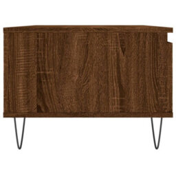 Berkfield Coffee Table Brown Oak 90X50X36.5 Cm Engineered Wood - thumbnail 7