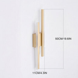 Living And Home Gold Dimmable Led Wall Light With Remote Control And Touch Switch,50Cm - thumbnail 7