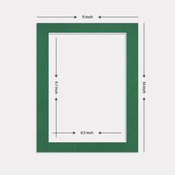 Ak Frames 14X11 Emerald Picture Mounts To Fit A4 Aperture Size - Mount Board Only (No Frame Included) - thumbnail 3
