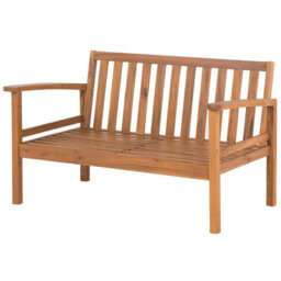 Wyld And Coco Everoak 4-Seater Garden Sofa Set Taupe Cushions Solid Acacia Wood With Table - thumbnail 7