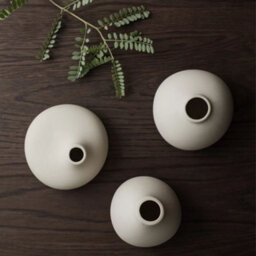 Blomus Nona Set Of 3 Porcelain Vases - White - thumbnail 3