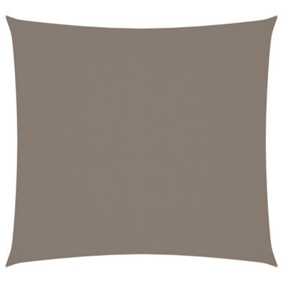Berkfield Sunshade Sail Oxford Fabric Square 4X4 M Taupe - image 1