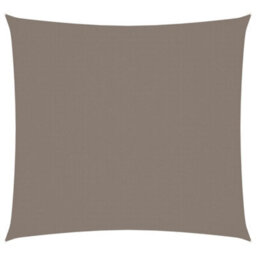 Berkfield Sunshade Sail Oxford Fabric Square 4X4 M Taupe - thumbnail 1