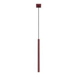 Sollux Lighting Pastelo Steel Burgundy 1 Lights Modern Pendant Lamps