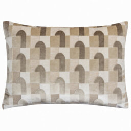 Paoletti Keela Cut Velvet Feather Rich Cushion - thumbnail 1