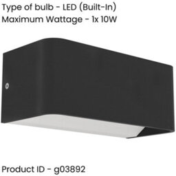 Loops Stylish Modern Black Wall Light For Indoor Home Decor - Model 901956 - thumbnail 2