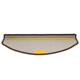 Berkfield Stair Mats 20 Pcs 65X24X4 Cm Coffee Brown Half Round Large - thumbnail 4