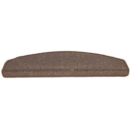 Berkfield Stair Mats 20 Pcs 65X24X4 Cm Coffee Brown Half Round Large - thumbnail 3