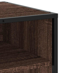 Berkfield Industrial Tv Cabinet Brown Oak 61X40X46 Cm Engineered Wood And Metal - thumbnail 7