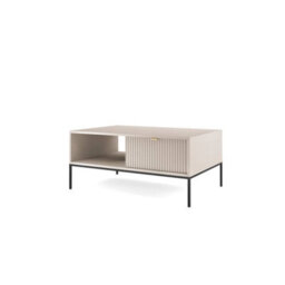 Arte Nova Coffee Table In Cashmere - Premium Laminated Board - W104Cm X D60Cm X H40Cm