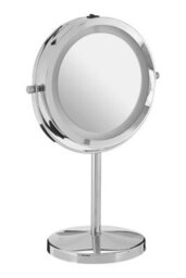 Orsina Stunning Led Backlit Table Mirror With Sling Stand, Chrome Mirror For Shaving, Dressing Table, Vanity Mirror - thumbnail 2
