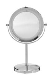 Orsina Stunning Led Backlit Table Mirror With Sling Stand, Chrome Mirror For Shaving, Dressing Table, Vanity Mirror - thumbnail 1