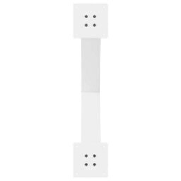 Berkfield Dining Table Legs X-Shaped 3 Pcs White 80X(72-73) Cm Steel - thumbnail 7