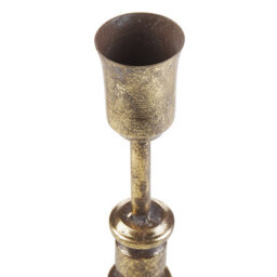 Beliani Set Of 2 Candle Holders Salamina Metal 63/49 Cm Gold - thumbnail 4