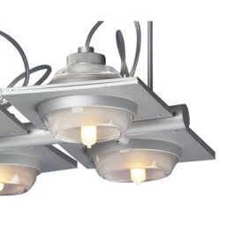 Luminosa Lighting Luminosa (0040 004) Ull Pendant 4 Light G9 Silver Grey - thumbnail 5
