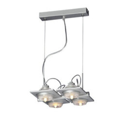 Luminosa Lighting Luminosa (0040 004) Ull Pendant 4 Light G9 Silver Grey - thumbnail 1