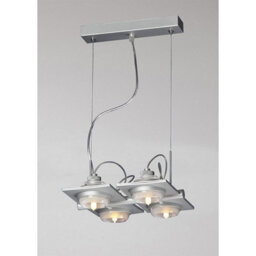 Luminosa Lighting Luminosa (0040 004) Ull Pendant 4 Light G9 Silver Grey - thumbnail 2