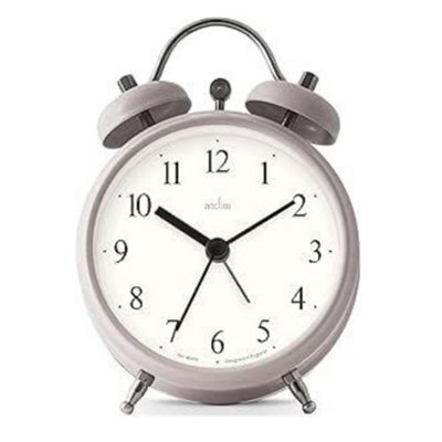 Acctim Haven Faux Bell Alarm Clock Mocha