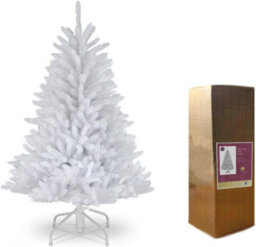 Shatchi 5Ft White Imperial Pine Christmas Tree - thumbnail 3