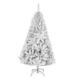 Shatchi 5Ft White Imperial Pine Christmas Tree - thumbnail 1