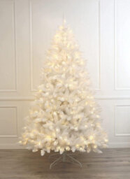 Shatchi 5Ft White Imperial Pine Christmas Tree - thumbnail 2