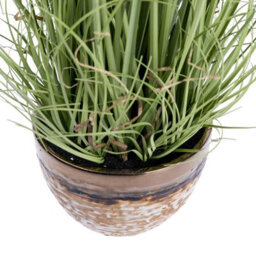 Homescapes Artificial Purple Handcrafted Lavender Plant In Decorative Metallic Ceramic Pot, 66 Cm - thumbnail 3