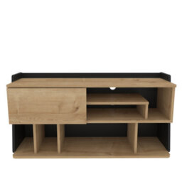 Decorotika Raca Tv Stand Tv Unit For Tvs Up To 55 Inch Sapphire Oak And White - thumbnail 3