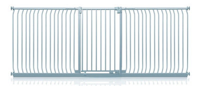 Safetots Extra Tall Elite Safety Gate, 271Cm - 280Cm, Matt Grey, Extra Tall 96.8Cm In Height, Pressure Fit Stair Gate - image 1
