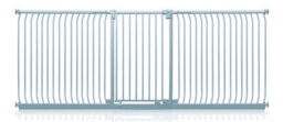 Safetots Extra Tall Elite Safety Gate, 271Cm - 280Cm, Matt Grey, Extra Tall 96.8Cm In Height, Pressure Fit Stair Gate - thumbnail 1