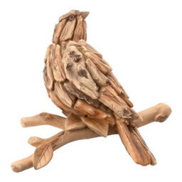Naturecraft Resin Driftwood Collection Sitting Bird Wall Art - thumbnail 2