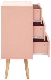 Gfw Nyborg 2+2 Drawer Chest Coral Pink - thumbnail 6