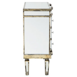 Beliani 6 Drawer Chest Mozela Mirrored Silver - thumbnail 6