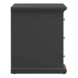 Wyld Haus Osaka Farmhouse Dark Grey Wooden Desk 3 Drawers 1300X616X739mm - thumbnail 6