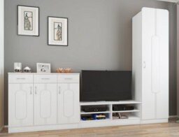 Vcm Floor Furniture Hallway Cabinet Chest Of Drawers Balia - thumbnail 3