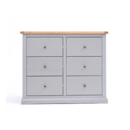 Cabinet Bits Rocca 6 Drawer Chest Of Drawers Brass Knob