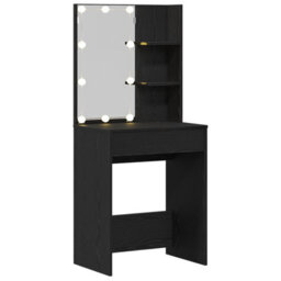 Walplus Dressing Table Black Oak 60 X 40 X 140 Cm Engineered Wood - thumbnail 2