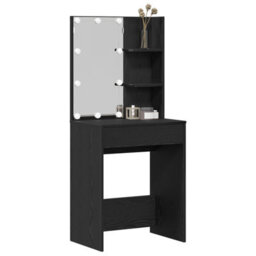 Walplus Dressing Table Black Oak 60 X 40 X 140 Cm Engineered Wood - thumbnail 3